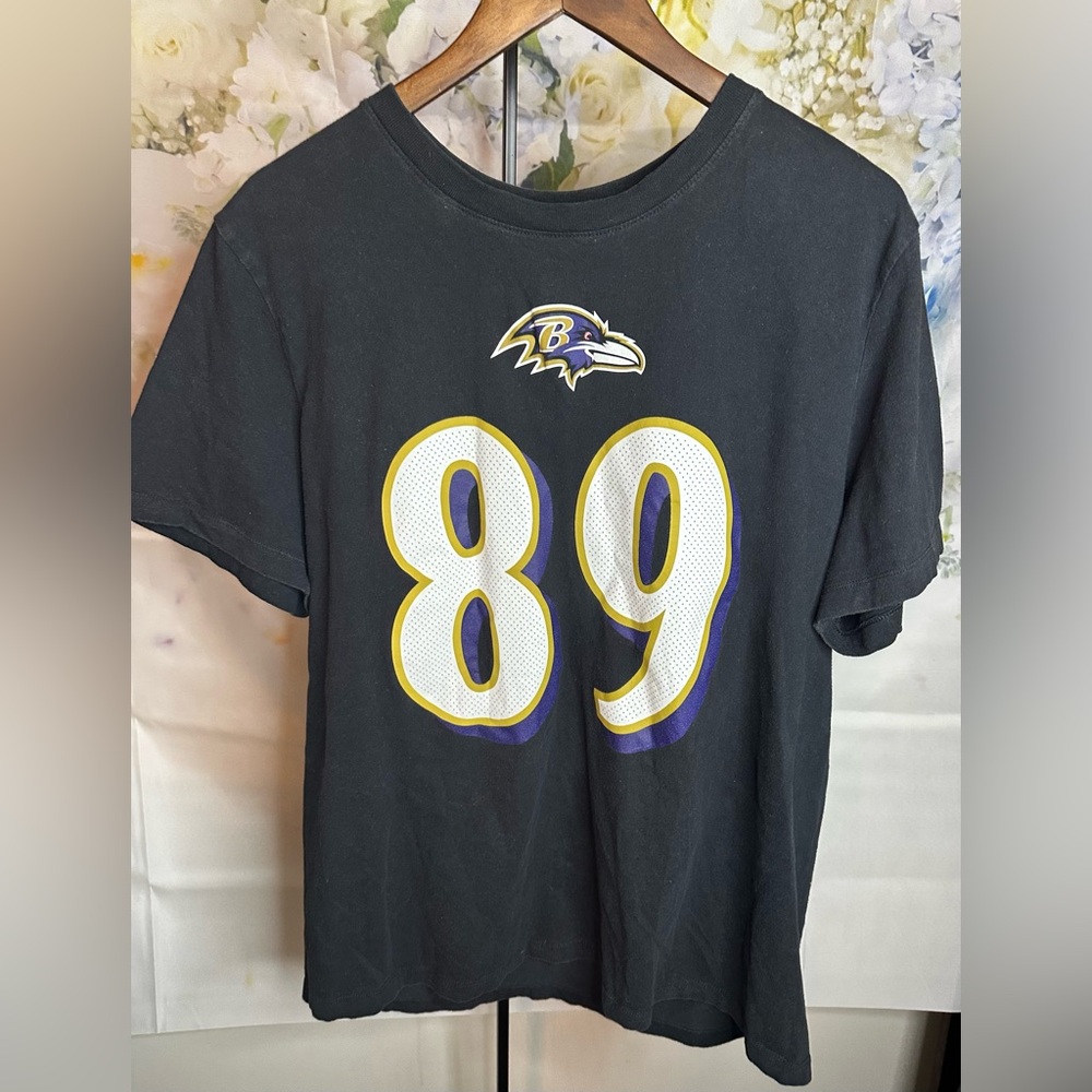 Men's Nike Mark Andrews Black Baltimore Ravens Player Name & Number T-Shirt XL - Picture 5 of 7